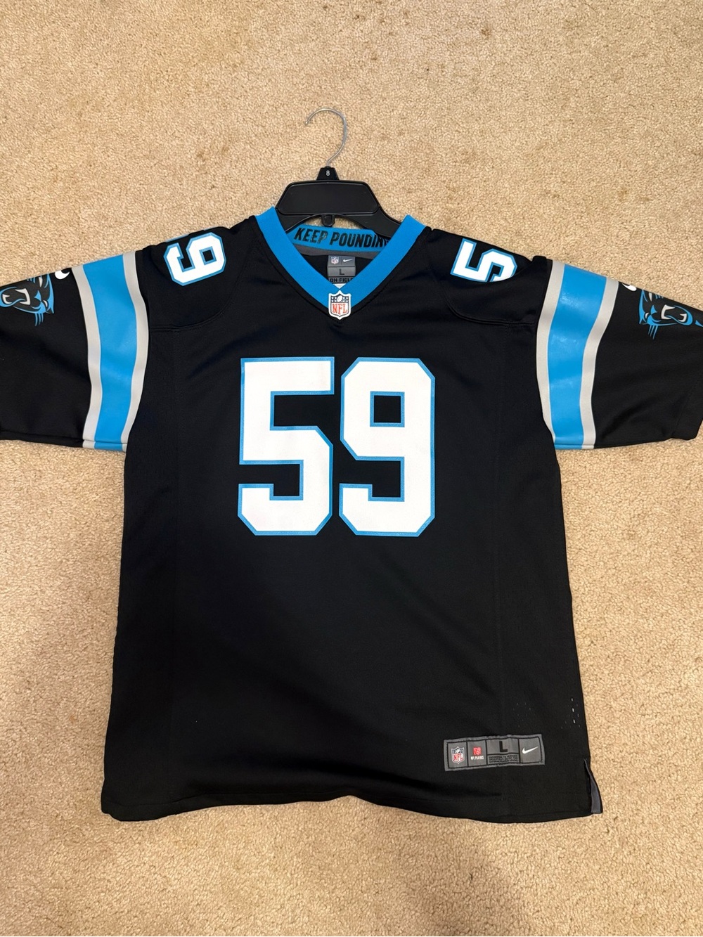 Luke Kuechly Jersey Youth size